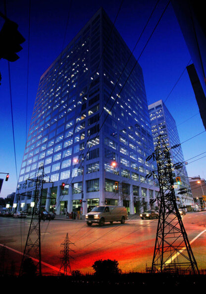 Downtown Electricity Supply Photo Montage