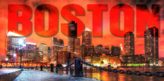 Boston City with Text 1
