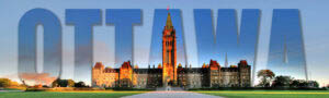 Federal Parliament with Ottawa Text 1