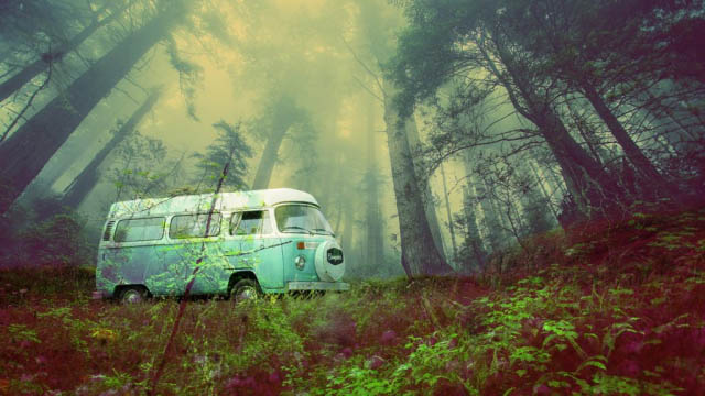 Vintage VW Camper Van Road Trip 03