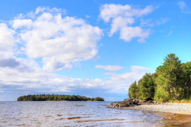 Beautiful Summer Scene in Saguenay