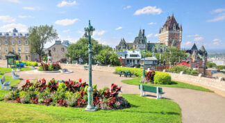 Old Quebec City Park 1 - Cool and Inspiring Royalty-Free Stock Images and Animations at Budget Price