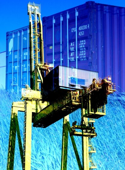 Port Container Shipping Crane - Cool and Inspiring Royalty-Free Stock Images and Animations at Budget Price