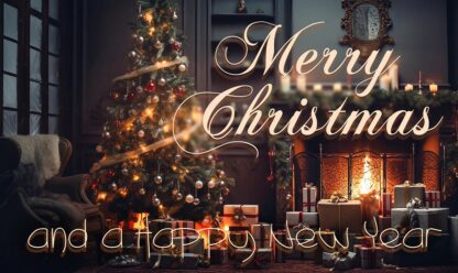 Merry Christmas at Home and a Happy New Year