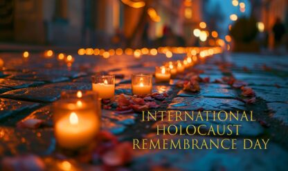 International Holocaust Remembrance Day - with Candles