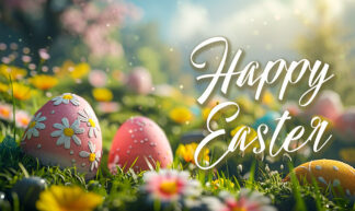 Happy Easter Wishes - Eggs in Nature