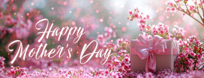 Happy Mother's Day Banner - Pink Gift Image