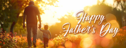 Happy Father's Day Banner - Paternal Bond Image